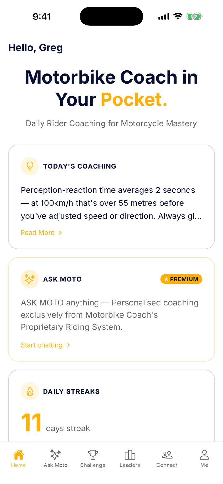 Daily coaching lesson